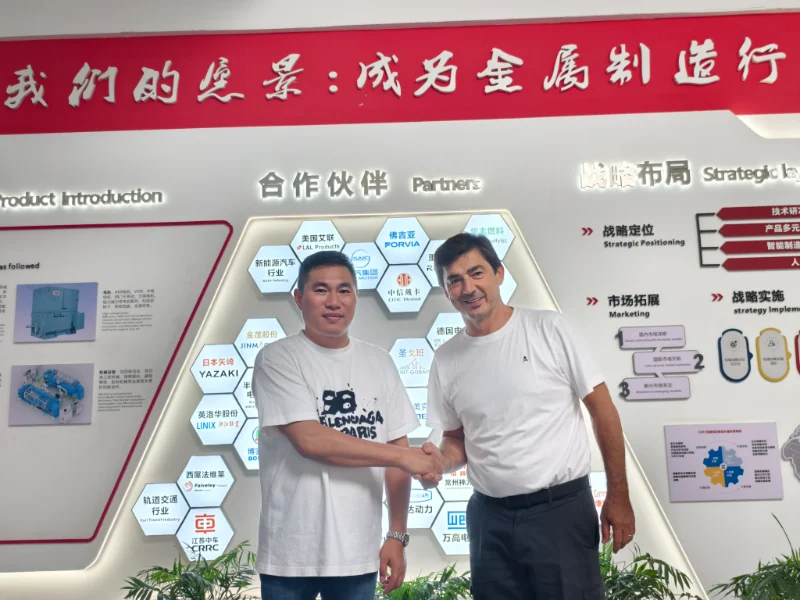 TORRENTグループCEOが中国の合華機械科技工場を訪問